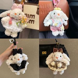 Lindo <span class=keywords><strong>Peluche</strong></span> <span class=keywords><strong>de</strong></span> Conejo con Orejas Caídas, Relleno <span class=keywords><strong>de</strong></span> Algodón PP, Llavero Colgante, Regalo para Mejores Amigas, 15 cm - Product Image 4