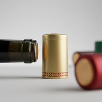 Capsules thermorétractables en PVC durables et étanches avec impression personnalisée pour l'emballage des bouteilles d'huile d'olive et de vinaigre