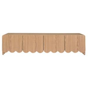 Meuble TV <span class=keywords><strong>en</strong></span> bois naturel de style moderne, unité de rangement KD pour téléviseur de 70 <span class=keywords><strong>pouces</strong></span> - Product Image 5