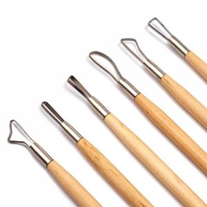 Cuchillos de alambre plano, herramientas de cerámica de arcilla, <span class=keywords><strong>8</strong></span> pulgadas, 6 unidades - Product Image 5