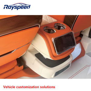 Reposabrazos para Benz Clase V V260 <span class=keywords><strong>V250D</strong></span> <span class=keywords><strong>Vito</strong></span> W447 220D, Refrigerador Central para Maletero, Portavasos Delantero de Cuero, Doble Capa - Product Image 6
