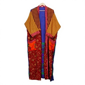 Hermoso Kimono de Maternidad de Encaje de Seda Reciclada, Bata Tejida para Mujer, Ropa de Dormir de Verano para el Día a Día, Fiestas, Cubre Bikini - Product Image 1