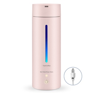 Hervidor Portátil Pequeño de 350 ml con Revestimiento Antiadherente, Hervidor de Agua LED de 3 Colores con Función para Mantener el Agua Caliente, Hervidor Eléctrico de Viaje - Product Image 1