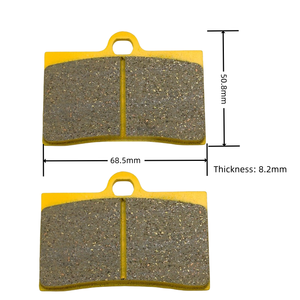 Pastillas de Freno al por Mayor para Bicicletas Eléctricas, Pastillas de Freno de Disco de Cerámica con Base de Cobre para Caliper de Cuatro Pistones - Product Image 2