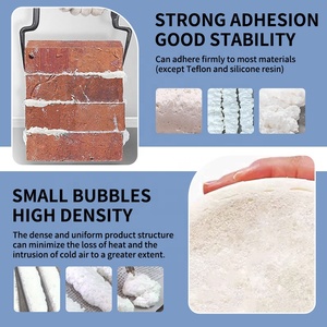 Kit d'isolation en <span class=keywords><strong>mousse</strong></span> de polyuréthane écologique extensible blanche pulvérisable fabriqué en Chine, <span class=keywords><strong>colle</strong></span> en <span class=keywords><strong>mousse</strong></span> de polyuréthane - Product Image 5