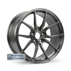 Jantes de course en aluminium forgé de haute précision CNC 5 axes, légères et haute résistance, pour la piste et le drift, monobloc en alliage billette - Product Image 1
