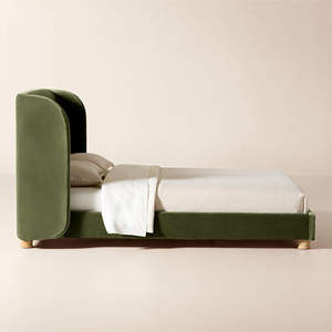 Home Hotel Bedroom Furniture Wooden King Size <strong>Platform</strong> <strong>Bed</strong> Upholstered <strong>Bed</strong> <strong>Frame</strong> - Product Image 5