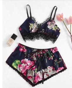 Pijamas Sexys Europeos y Americanos en Oferta, Lencería Sexy con Tirantes de Encaje, Pantalones Cortos de Encaje, Lencería Sexy - Product Image 3