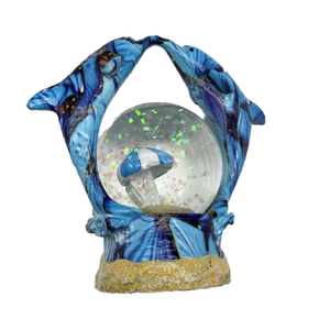High Quality Tourist Gifts Souvenirs Resin Crafts Ornament Water Globe Indoor Decorative Dolphin Figurine <b>Crystal</b> <b>Ball</b> - Product Image 1