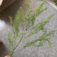 E-433 simulierter Blumenstrauß Kunstrasen pflanzen Großhandel Hochzeit Plastik pflanze Grün Dekorative Grüne Pflanze Künstlich