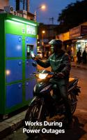 Estación de Intercambio de Baterías para Distribución de Energía Solar ESINO, Gabinete de Almacenamiento de Acero SMC IP55, Bicicleta Eléctrica, PD QC3.0 QC4.0 Power