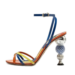 Sandali da Donna Personalizzati 2024 con Tacco Alto e Punta Aperta, Scarpe alla Moda con Tacco a Spillo Sexy - Product Image 4