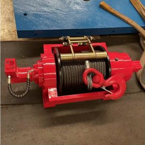 22000lbs 10ton 44000lbs 20Ton Hydraulic Cable Pulling Single Drum <strong>Winches</strong> for Tow Truck/Crane Truck/Wrecker/Recovery Car/Trailer - Product Image 1