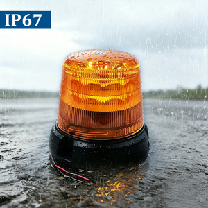 Feux d'avertissement <span class=keywords><strong>LED</strong></span> 24W, IP67, DC 10-24V, résistants aux vibrations, pour excavatrices, chariots élévateurs, machines de construction - Product Image 4