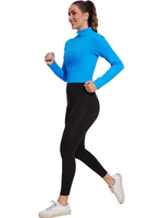 Veste d'entraînement sans couture pour femme, sweat-shirts à manches longues zippés Vestes de course athlétiques de yoga coupe ajustée