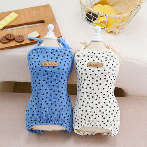Combinaison pour chien en coton à quatre pattes avec motif étoile et bretelles réglables pour petits chiens - Product Image 6