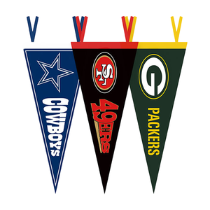 Biểu tượng tùy chỉnh tam giác cảm thấy Cờ biểu ngữ cho Câu lạc bộ thể thao và người hâm mộ quảng cáo khuyến mại bên biểu ngữ - Product Image 2