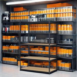 Fabrik Direkt verkauf Boltless <span class=keywords><strong>Metal</strong></span> Warehouse Regale Spanplatten-Lager regale für industrielle Keller garagen - Product Image 6