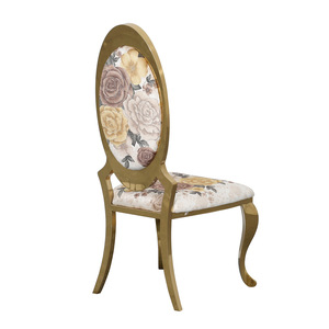Chaise de mariage chinoise en acier inoxydable doré à dossier en forme de cœur pour événements intérieurs et extérieurs – Vente directe - Product Image 5