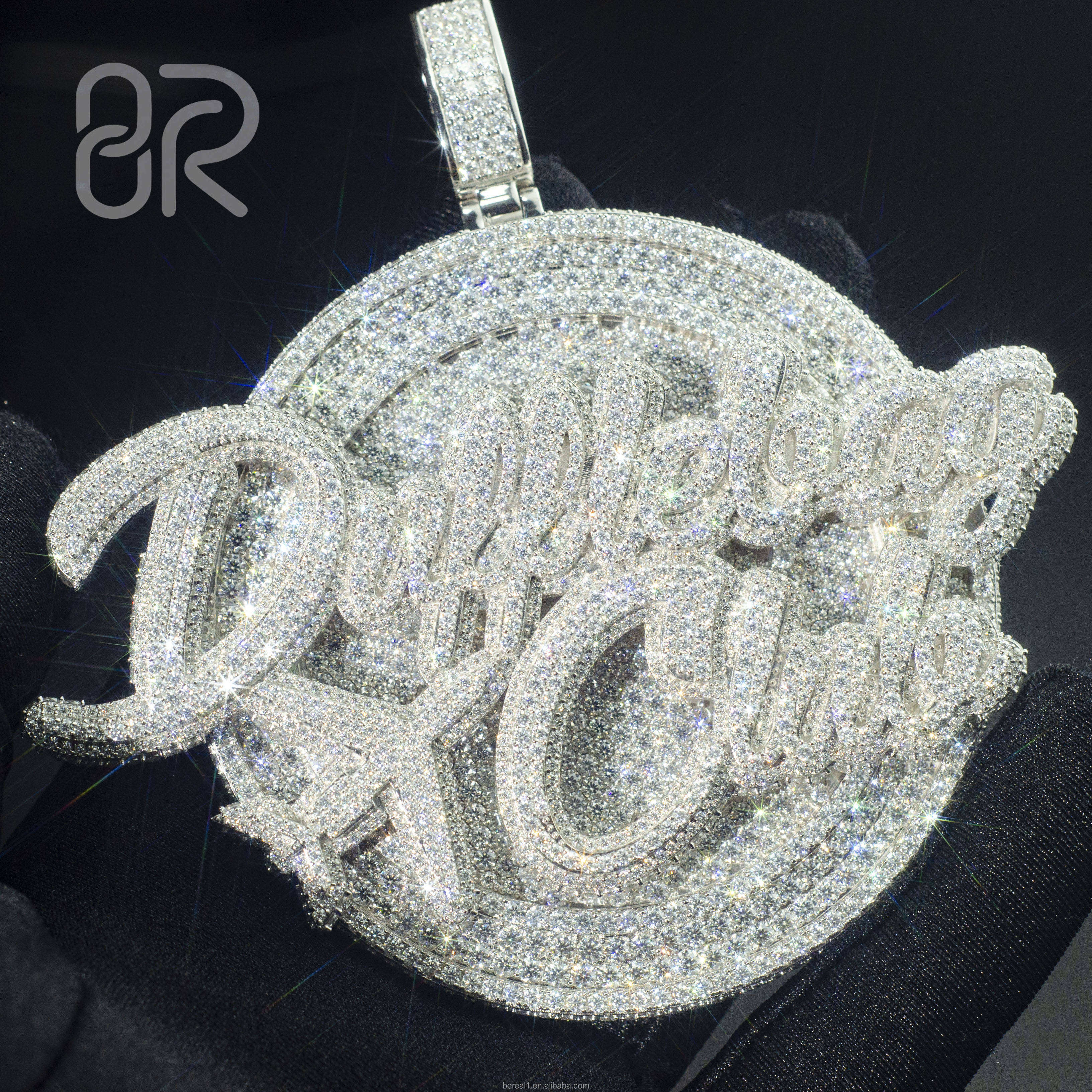 3inches moissanite+silver