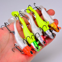 Leurre souple bionique en forme de poisson à queue en T pour pêche au bar en eau douce et saumâtre, longue portée, vente en gros OEM 10.5-12cm 29-56g