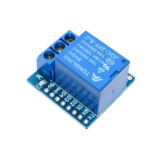 โมดูลรีเลย์ 1 ช่องใหม่ พร้อมระดับสัญญาณสูง สำหรับ D1 MINI 5V บอร์ดอินเทอร์เฟซแบบ High Trigger - Product Image 1