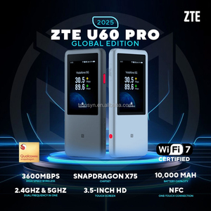 Zte mu5250 U60 Pro sdx75 10000mAh <span class=keywords><strong>Wifi</strong></span> 7 ax3600 Túi <span class=keywords><strong>wifi</strong></span> 5G Hotspot với pin 10000mAh và màn hình cảm ứng 3.5 inch - Product Image 2