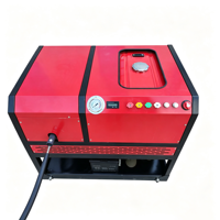 Machine de nettoyage de canalisations à essence 18HP 200Bar 45LPM, déboucheur de canalisations pour tuyaux de drainage de 2 à 10 pouces avec option de télécommande