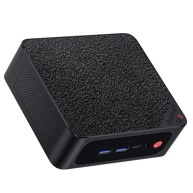 For Beelink SER 6 Mini PC with AMD Ryzen 5 6600H/6800H Practical Office Mini PC with Windows 11 Available in AU/US/EU Plugs