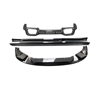 Kit carrosserie complet en fibre de carbone haute qualité style 3D, comprenant spoiler avant, jupes latérales, diffuseur arrière et pare-chocs pour BMW X3M F97 X4M F98