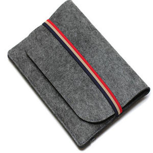 Feutre pochette pour ordinateur portable fait à la main <span class=keywords><strong>fantaisie</strong></span> sacs pour ordinateur portable feutre sac pour ordinateur portable avec souris sac LOGO - Product Image 3