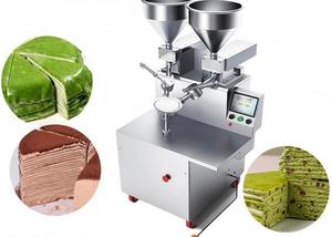 Máquina automática <span class=keywords><strong>de</strong></span> borrado <span class=keywords><strong>de</strong></span> pasteles <span class=keywords><strong>de</strong></span> 6-10 pulgadas Durian Thousand Crepe Layer para panadería Mille-Feuille Cake Equipment - Product Image 3