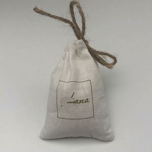 Bolsa de Regalo Ecológica de Algodón con Cordón y Asa de Cuerda, Personalizable con Logotipo, para Artículos Esenciales de Compras - Product Image 2