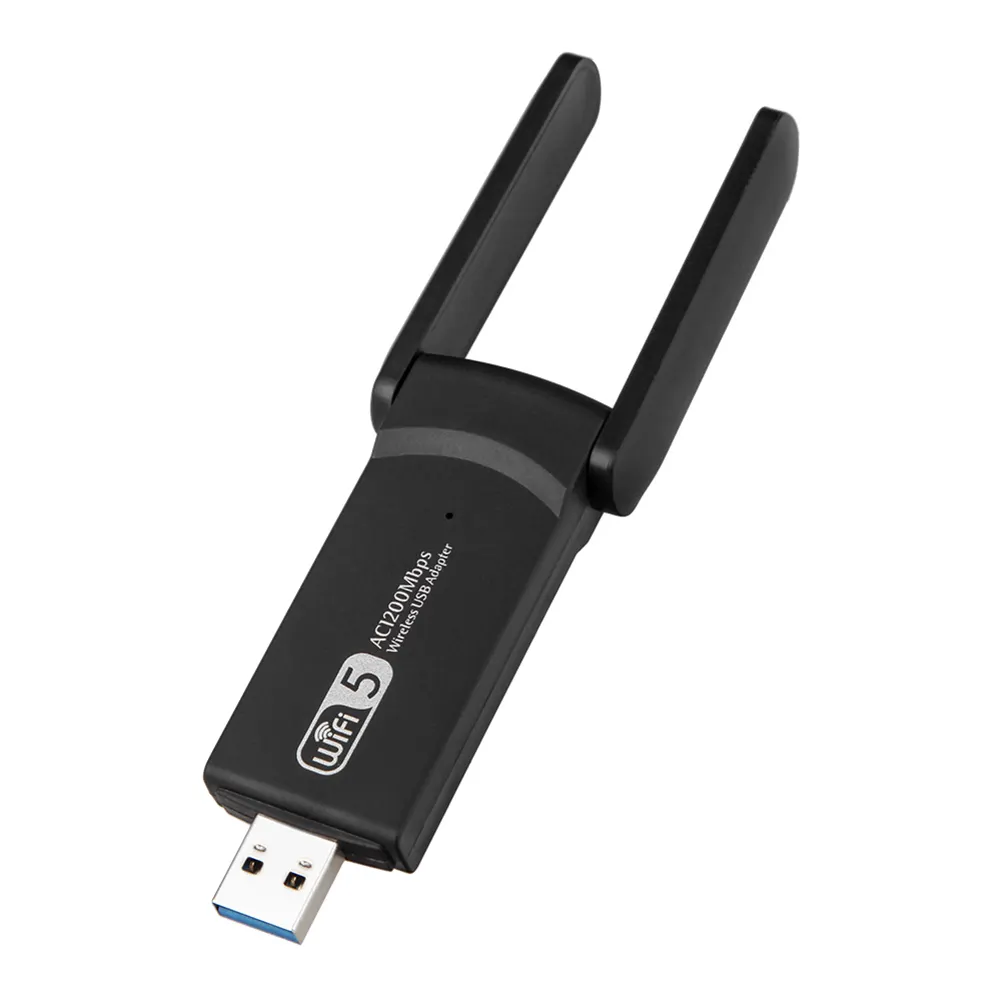 RTL8812 Wireless Dual Band 2.4G 5.8G WiFi Ethernet Adapter 1200Mbps Network Card With Dual Antenna USB3.0 Receiver For Computer