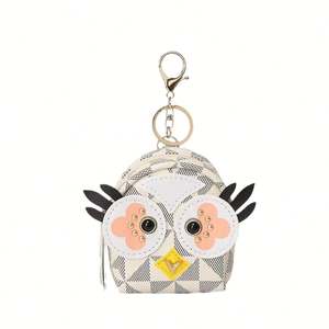 Bolso Mini de Anime de PU de Cuero con Mosquetón, Diseño de Muñeca Tejida 3D, Llavero y Colgante para Bolso, Regalo Promocional, ¡Venta Caliente! - Product Image 2
