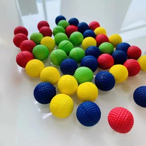 Bolas de Espuma Multicolores para Pistolas de Juguete, Recargas Manuales, Bolas Redondas de Espuma PU para Pistolas de Juguete - Product Image 1
