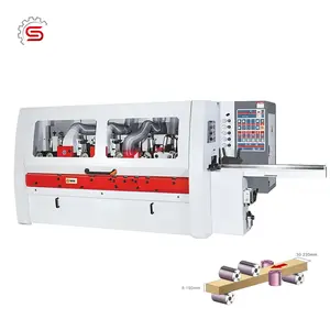 High Precision 6 Spindle Four Side Moulder For Wood Door In Stock Woodworking machinery