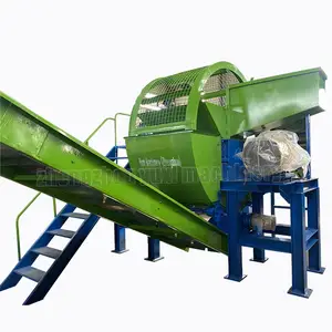 1000kg Full Automatic Tire Recycle Puller Rubber Production Line Tires Recycling Machine