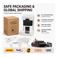 Distributeur automatique de nourriture pour animaux de compagnie OEM ODM en gros, distributeur intelligent de nourriture, logo personnalisé, couleur, emballage, marque privée, fourniture pour les marques d'articles pour animaux de compagnie