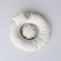 Coussin mini-donut portable pour pose de nouveau-né, accessoires de photographie pour séances photo de bébé