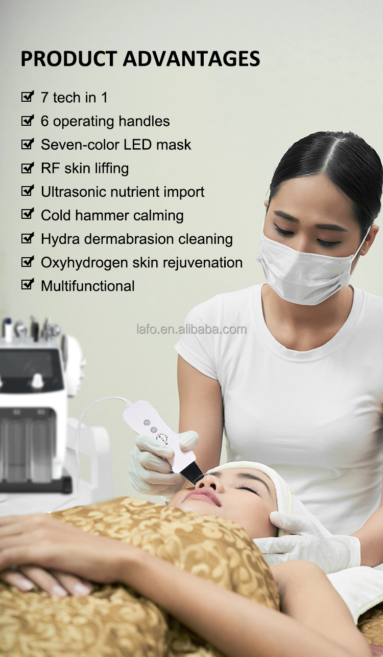 LF-839A Newest Aqua Dermabrasion Water Peeling Oxygen Deep Cleaning Facial Beauty Machine