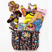 Tas Selempang Motif Kartun Gaya Jepang Musim Panas Gugur Kapasitas Besar 20-35L Bahan Poliester Tote & Duffel Aksesoris Fashion Unisex