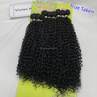 Extensions de cheveux tissés de qualité supérieure, 300g, 9X, 28-32 pouces, fibres protéinées, Jerry Kinky, bouclés birmans, indiens, italiens