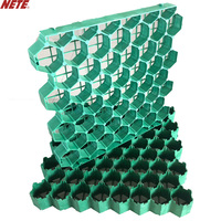Grilles de pavage en plastique pour gazon, gravier, allées, système de pavage perméable pour le stationnement