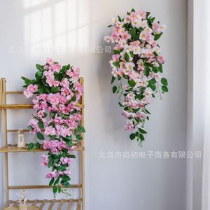 Guirnaldas de Flores de Cerezo Artificiales de 1.75M, Color Rosa Intenso, Flores de Seda para Decoraciones de Bodas al Aire Libre - Product Image 4