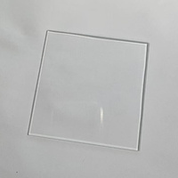 Industrial Square Optical Window Sheet 80mm Length 80mm Width for Optical Surveying Measuring Instrument Shell Parts