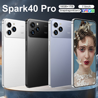 Precio de Fábrica al por Mayor, Versión Global Original, Spark40Pro Ultra HD, Cámara de 108MP, Teléfono Inteligente 5G, Doble SIM, Reconocimiento Facial