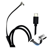 USB-C-Ladekabel 60W 1m USB-C-Ladekabel Flach 90-Grad-C-Anschluss Hochgeschwindigkeits-Datenübertragung Kompatibel