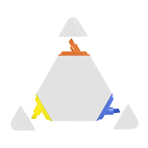 Sáng Tạo <span class=keywords><strong>3</strong></span>-Trong-<span class=keywords><strong>1</strong></span> Hình Tam Giác <span class=keywords><strong>Highlighter</strong></span> Set Với Biểu Tượng Tùy Chỉnh Cho Các Trường Học Văn Phòng Bán Buôn Cho Quà Tặng - Product Image 2