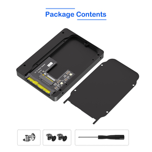 محول NGFF <span class=keywords><strong>M</strong></span>.2 NVME SSD إلى U.2 SFF-8639 مقاس 2.5 بوصة، محول SSD معدني أسود، هيكل لمحركات الأقراص الصلبة NVME <span class=keywords><strong>M</strong></span>.2 SSD U2 - Product Image 6